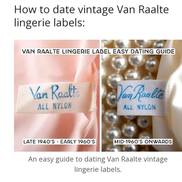 Vintage bed coat Van Raalte - Picture 16 of 16